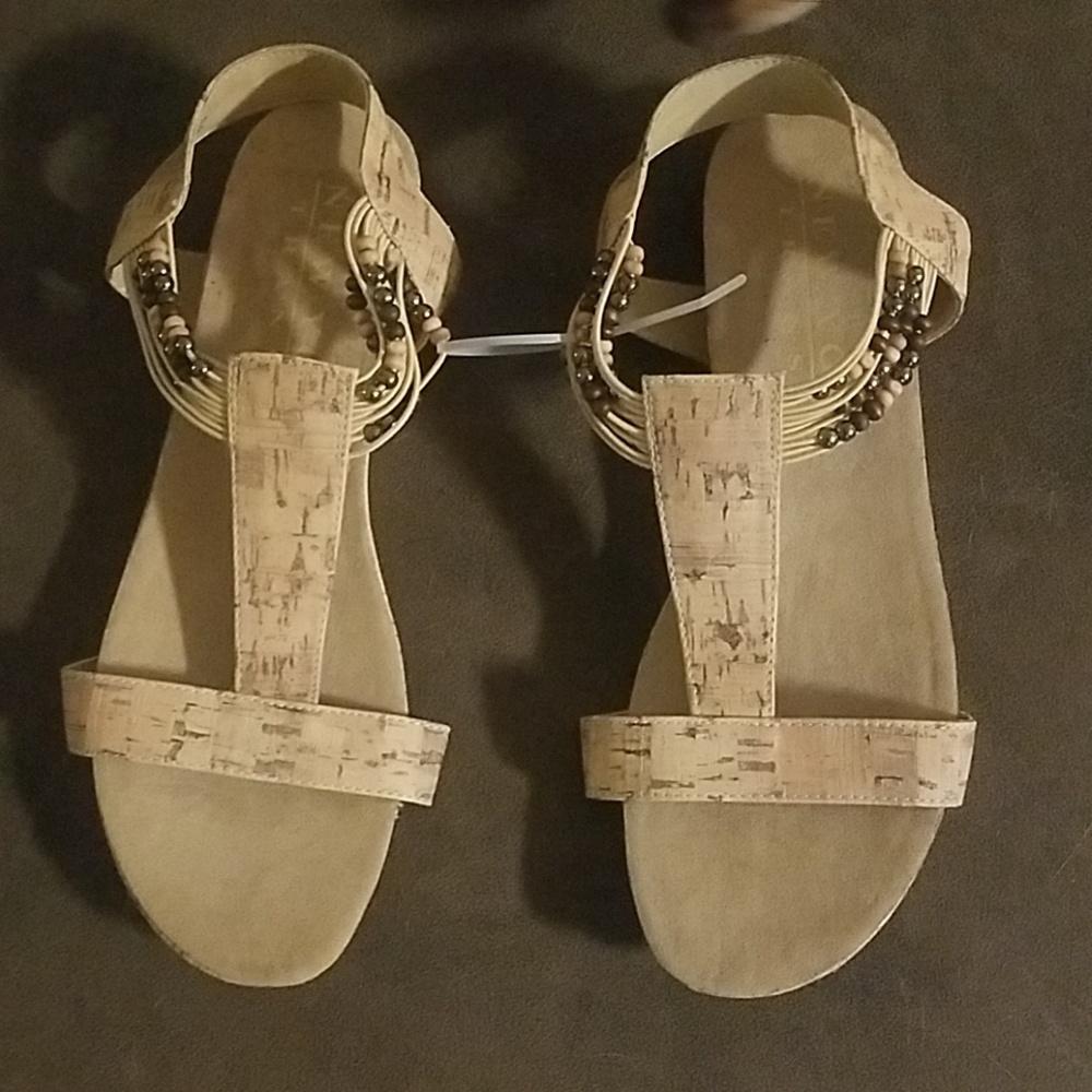Tan sandals